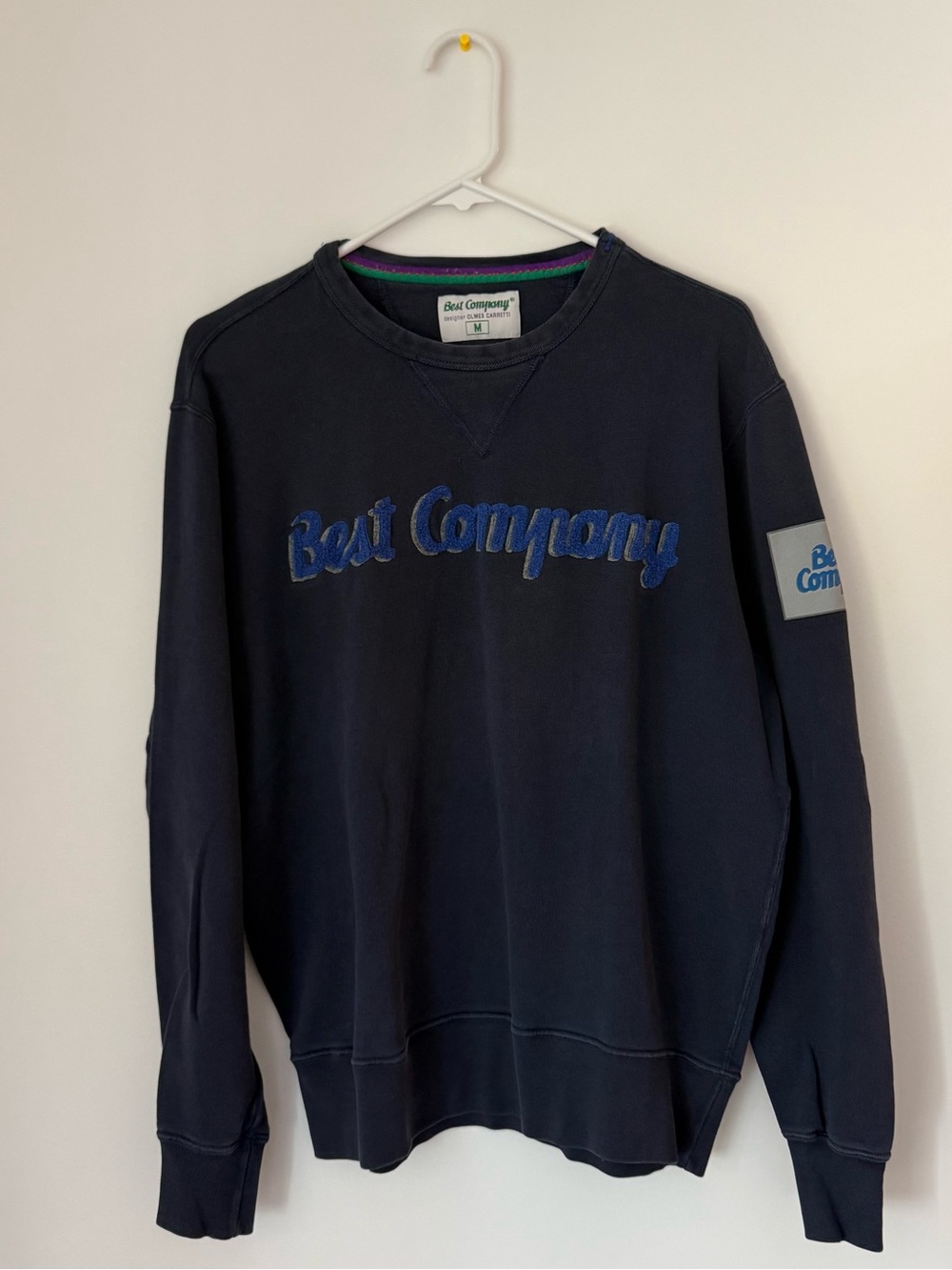 Best Company Olmes Carretti Embroidered Crewneck Paninaro Size M Paninaro